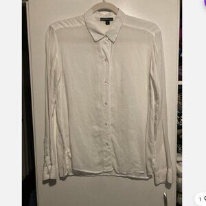 James Perse Button Down Blouse White Women’s 1 S Classic Casual Designer